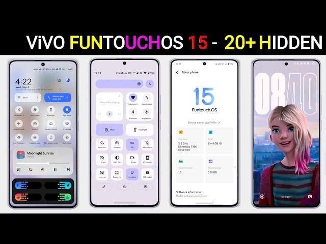 Vivo Funtouch OS 15 Update : New 20 Hidden Features | Vivo Android 15 for Vivo V40,V29,V30 Pro,T3x5G
