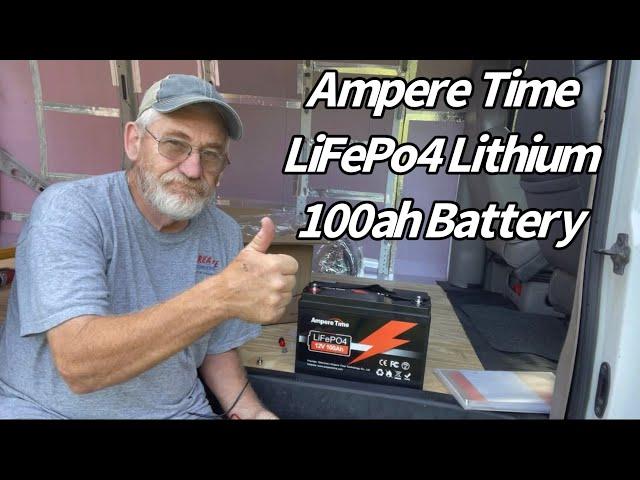 Ampere Time LiFePo4 Lithium 100ah Battery