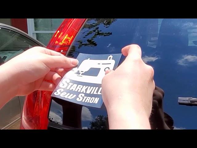 How to Apply a Vinyl Decal