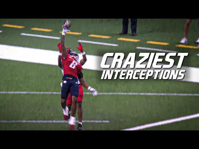 College Football Craziest Interceptions 2022-23 ᴴᴰ