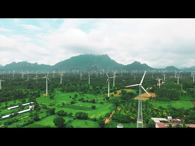 Muppandal Wind farm 4K