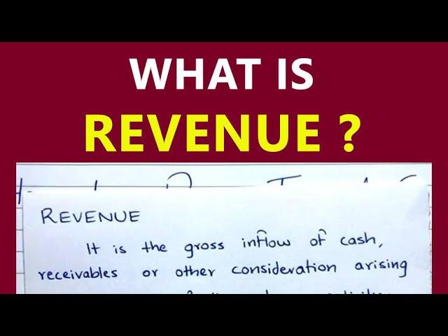 What is Revenue? - By Saheb Academy