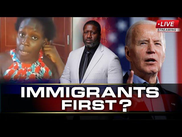 African Woman Says She Comes To Other Countries To Take, Thanks Joe Biden For Making Migrants 1st