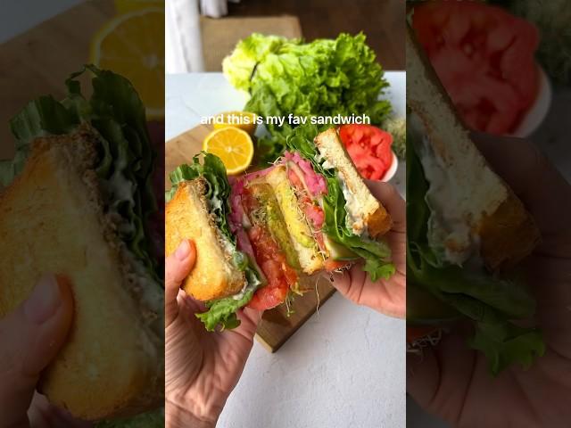 loaded vegan sandwich  #shorts