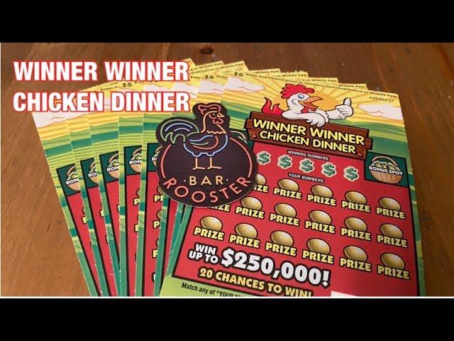 Winner Winner Chicken Dinner Tickets‼️ California Lottery Scratchers