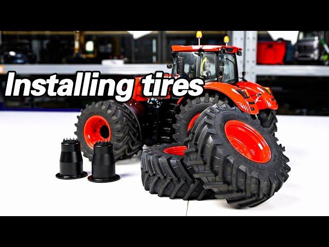 HOW TO UPGRADE YOUR LESU AOUE FENDT 1050 4X4 1/14 METAL HYDRAULIC RC TRACTOR WITH DOUBLE WHEELS!