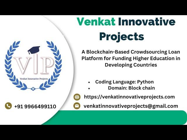 A Blockchain Based Crowd sourcing Loan Platform for Funding Higher Education in Developing Countries