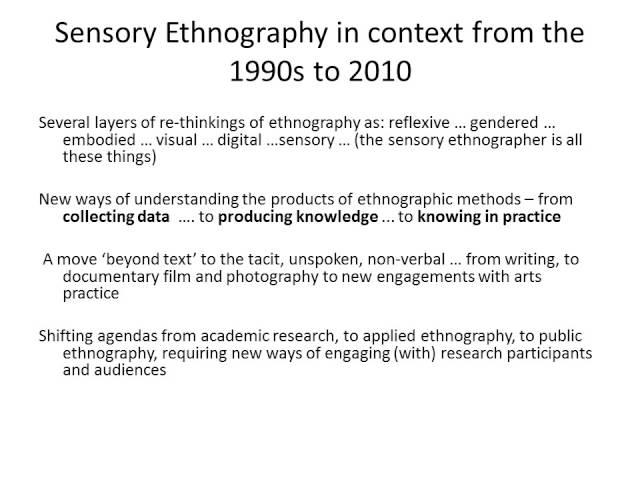 What is Sensory Ethnography by Sarah Pink