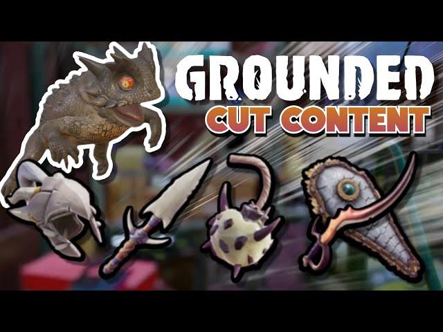 Grounded Cut Content  - Lizard Boss Footage, Voice lines & More!
