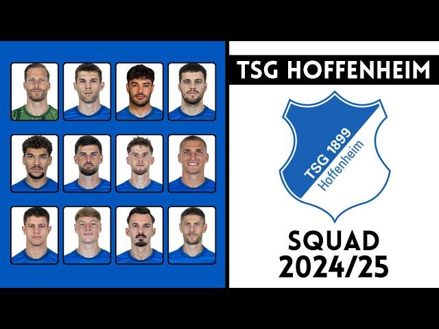 TSG 1899 Hoffenheim Squad For Season 2024/25 | Hoffenheim | Roster Insight