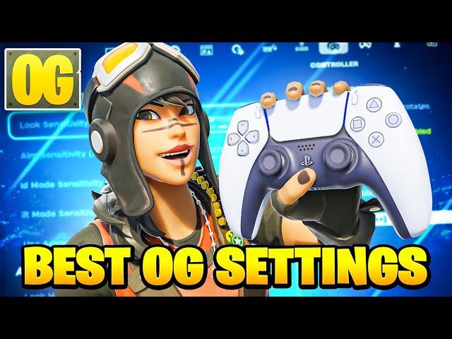 NEW Best OG Season 1 Controller Settings For Fortnite! + First Person Options (PS4/PS5/XBOX/PC)