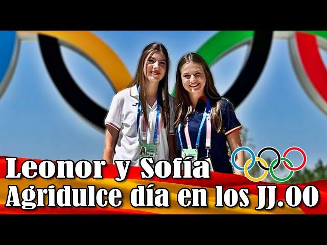 Leonor y Sofía y su agridulce día en los Juegos Olímpicos de Paris
