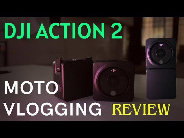 DJI ACTION 2 4K-60FPS | MOTO VLOGGING REVIEW ​⁠@AB.MTVLOGS