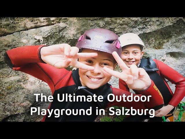 Salzburg for Kids - Canyoning Almbachklamm