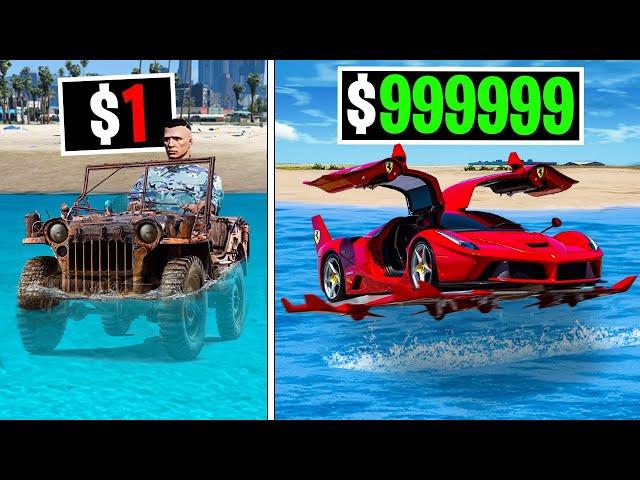 $1 vs $1,000,000 Navy Cars on GTA 5 RP