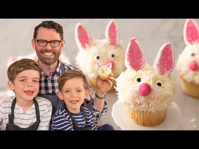 Easter Bunny Cupcakes with Lachlan and George | So Cute! 