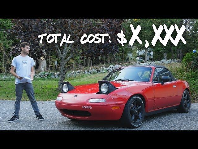 I Spent HOW MUCH on my 1993 Miata? (Project MX-5 Miata Build Costs)