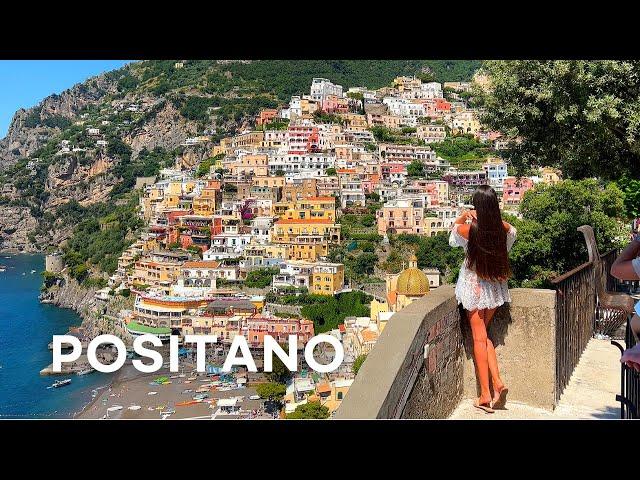 [4K]Italy Summer Walk: Positano🩴️, Paradise in the Amalfi Coast Italian Lunch & Dinner 2022