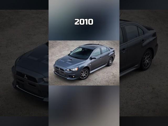 The Evolution of Mitsubishi Lancer (1973 To 2022) #shorts