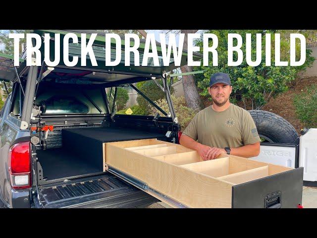 DIY Truck Bed Drawer System For Overland Tacoma With GFC Camper