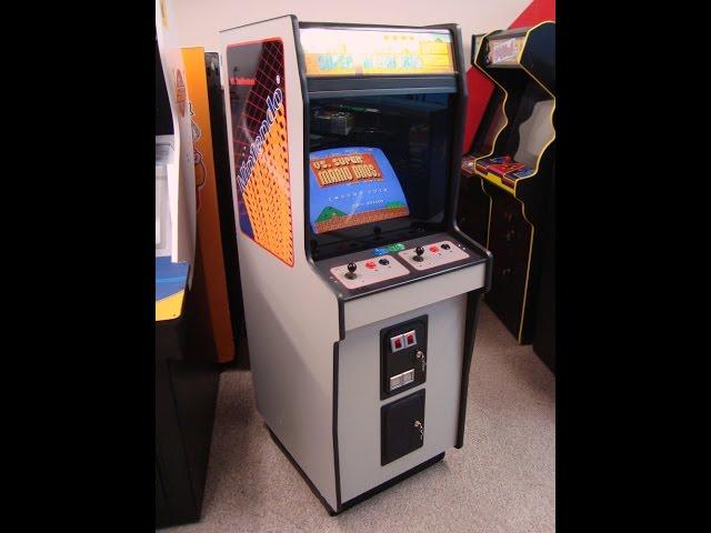 Nintendo Vs. Super Mario Bros. DEDICATED Arcade Game, What 1985 Looked Like!  Beautiful condition