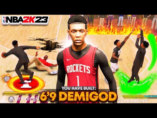 THIS 6'9 POINT GUARD BUILD is DOMINATING NBA 2K23! OVERPOWERED DEMIGOD BUILD! Best Build 2k23