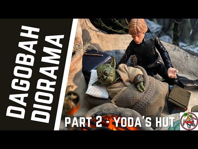 Dagobah Diorama Part 2 - Yoda's Hut - Star Wars Black Series 1:12 Scale #starwarsblackseries