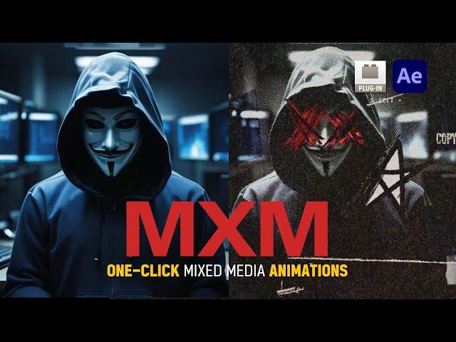 After Effects One Clicks Mixed Media Emulator MXM Tutorial