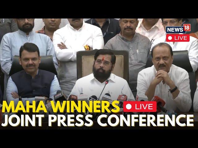 LIVE | Maharashtra Elections 2024 | Maharashtra Elections Result | Mahayuti Netas Brief Media | N18L