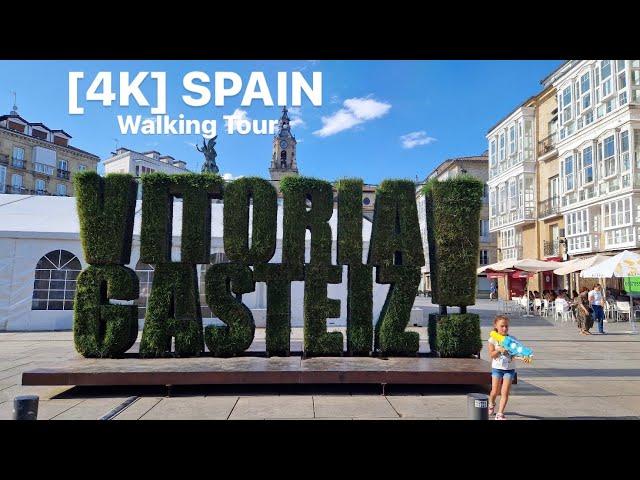 Exploring Vitoria Gasteiz in 4K - Ultimate Walking Tour Experience!