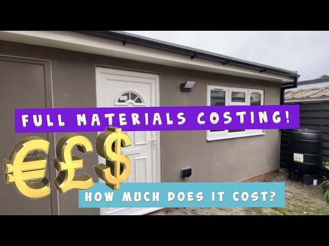 How much does a garden house cost? Full cost breakdown of materials