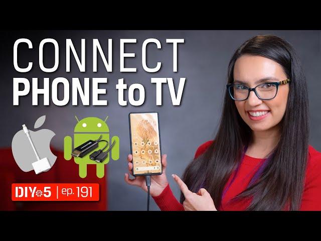 How to Connect Android and iPhones to TVs with USB – DIY in 5 Ep 191