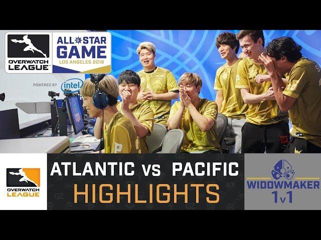 HIGHLIGHTS Atlantic vs. Pacific | 2019 All Stars | Widowmaker 1v1 | Overwatch League