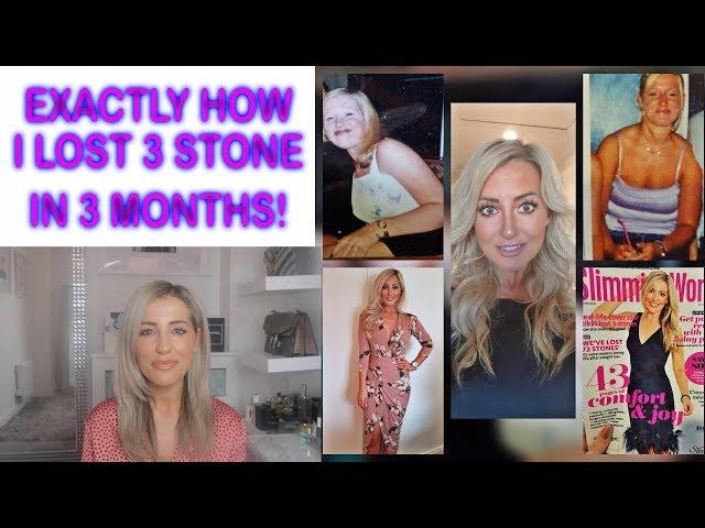 HOW I LOST 3 STONE IN 3 MONTHS. WHAT I ATE & HOW I ATE.