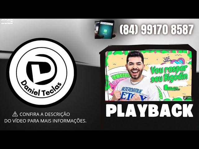 PLAYBACK | VOU RASPAR SEU BIGODIN | VERSÃO PISEIRO 2025 LIPE LUCENA @danielteclasplaybacks