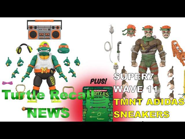 Super7 Wave 11, Adidas Sneakers, Manhole Cover in Dover, NH || Turtle Recall TMNT News 11/14/23