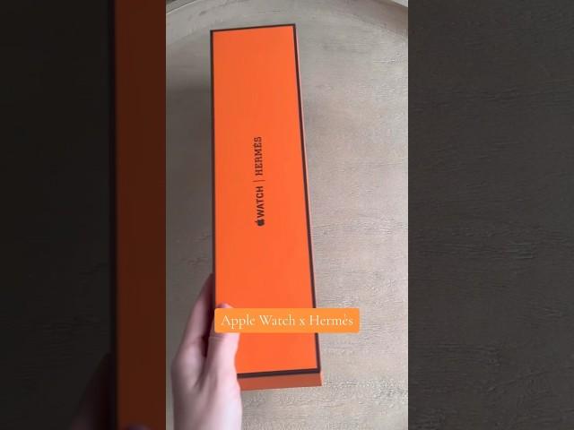 Unboxing Apple Watch x Hermès ⌚️#unboxing #hermesunboxing