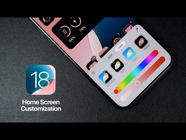 iOS 18 Hands-on: Home Screen Customization!