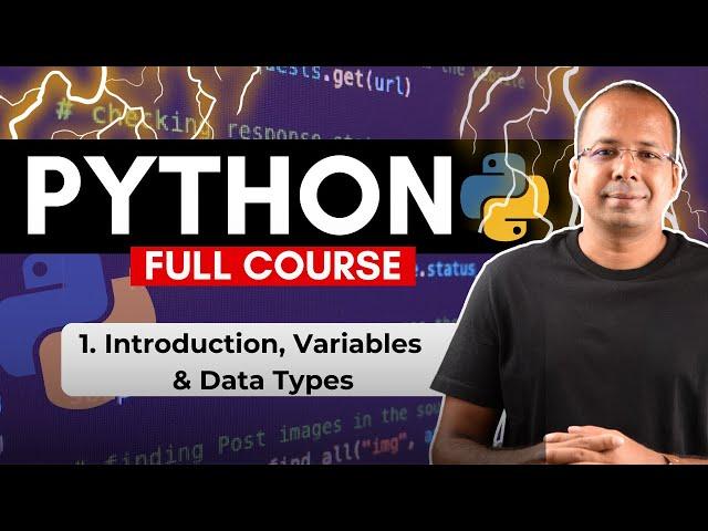 Python Complete Course | Variables & Data Types | Session 1