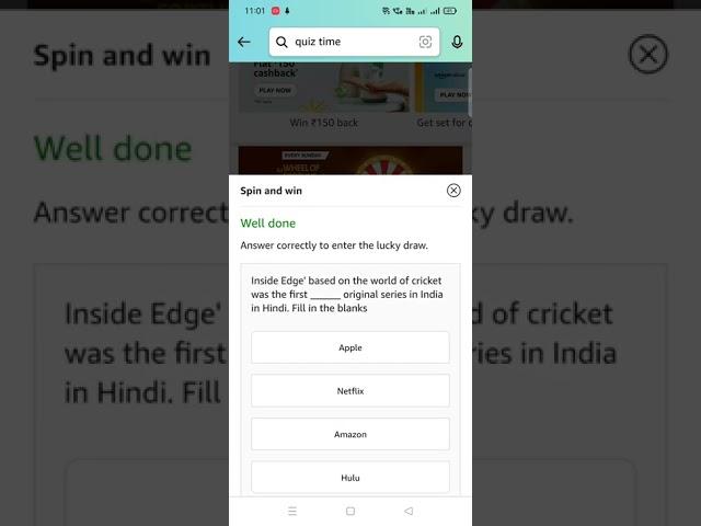 Amazon Sunday Wheel of Fortune | Spin & Win Rs.50000 #amazonquiztoday