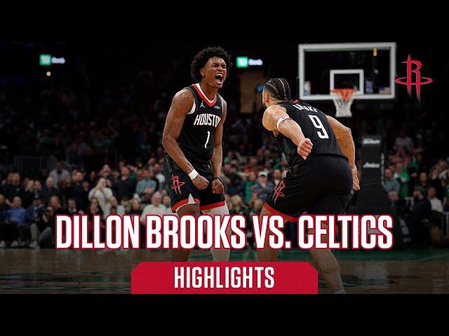 Dillon Brooks (36 points) Highlights vs. Boston Celtics l Houston Rockets