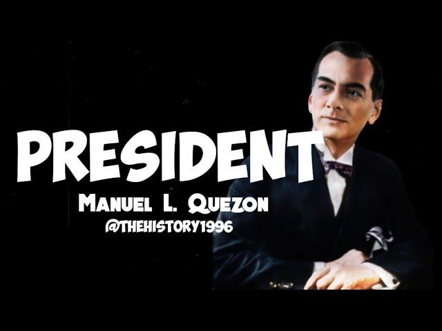 Who is Manuel L. Quezon? | The Second President Of The Philippines (1935-1944)