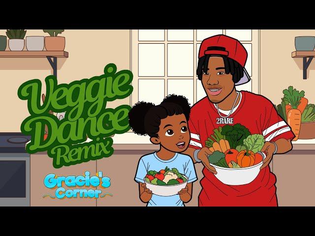 Veggie Dance Remix ft. 2Rare | Eating Healthy with Gracie’s Corner | Kids Song + Nursery Rhymes