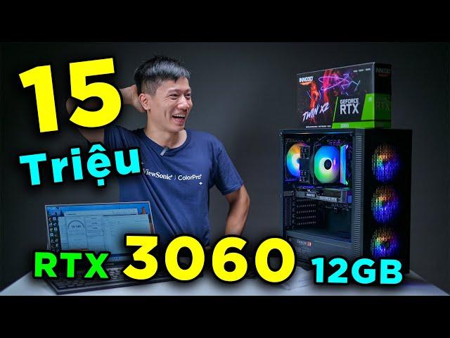 PC lại MẤT GIÁ thêm nữa rồi - 15 Triệu bây giờ mà có cả RTX 3060 12GB luôn