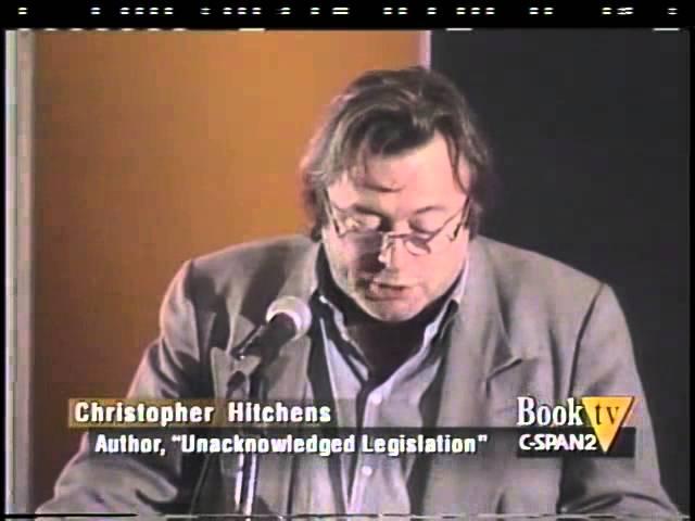 Christopher Hitchens   2001   Discussing 'Unacknowledged Legislation'