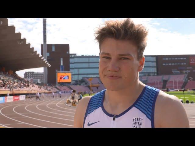 IAAF World U20 Tampere – Joshua Zeller GBR 110M Hurdles Heat 3