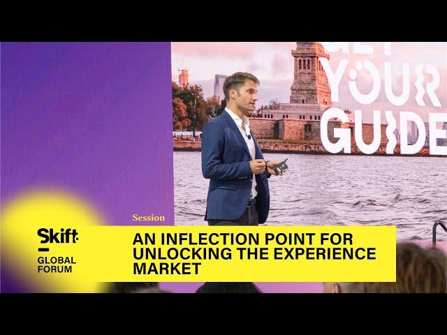 GetYourGuide CEO Johannes Reck at Skift Global Forum 2023