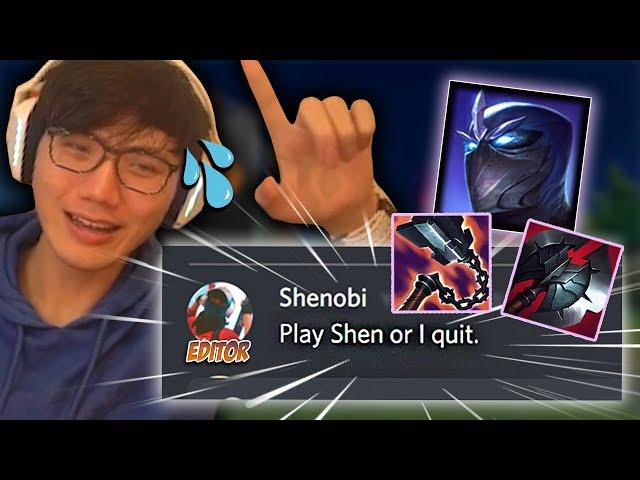 BoxBox plays Shen so his Editor won't quit