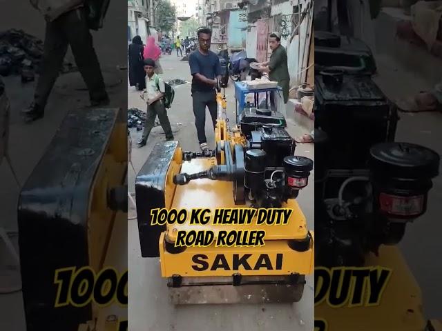 ROAD ROLLER CAPACITY 1000 KG #shortsvideo #roller #roadroller