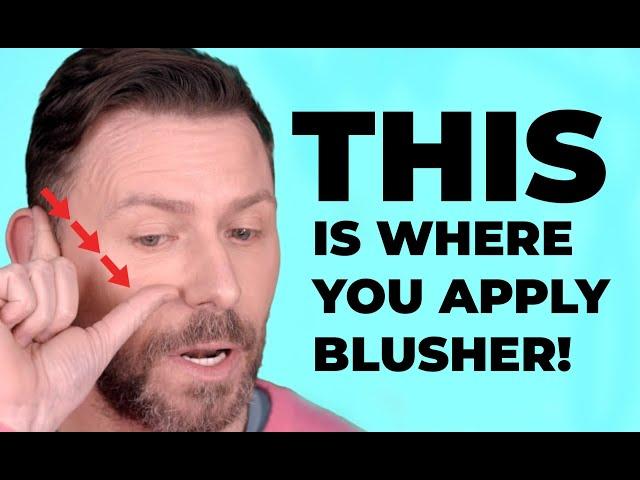 THIS IS WHERE YOU APPLY BLUSH!!!!